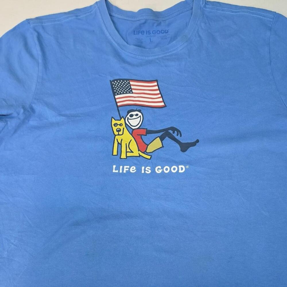 Life is good blue american